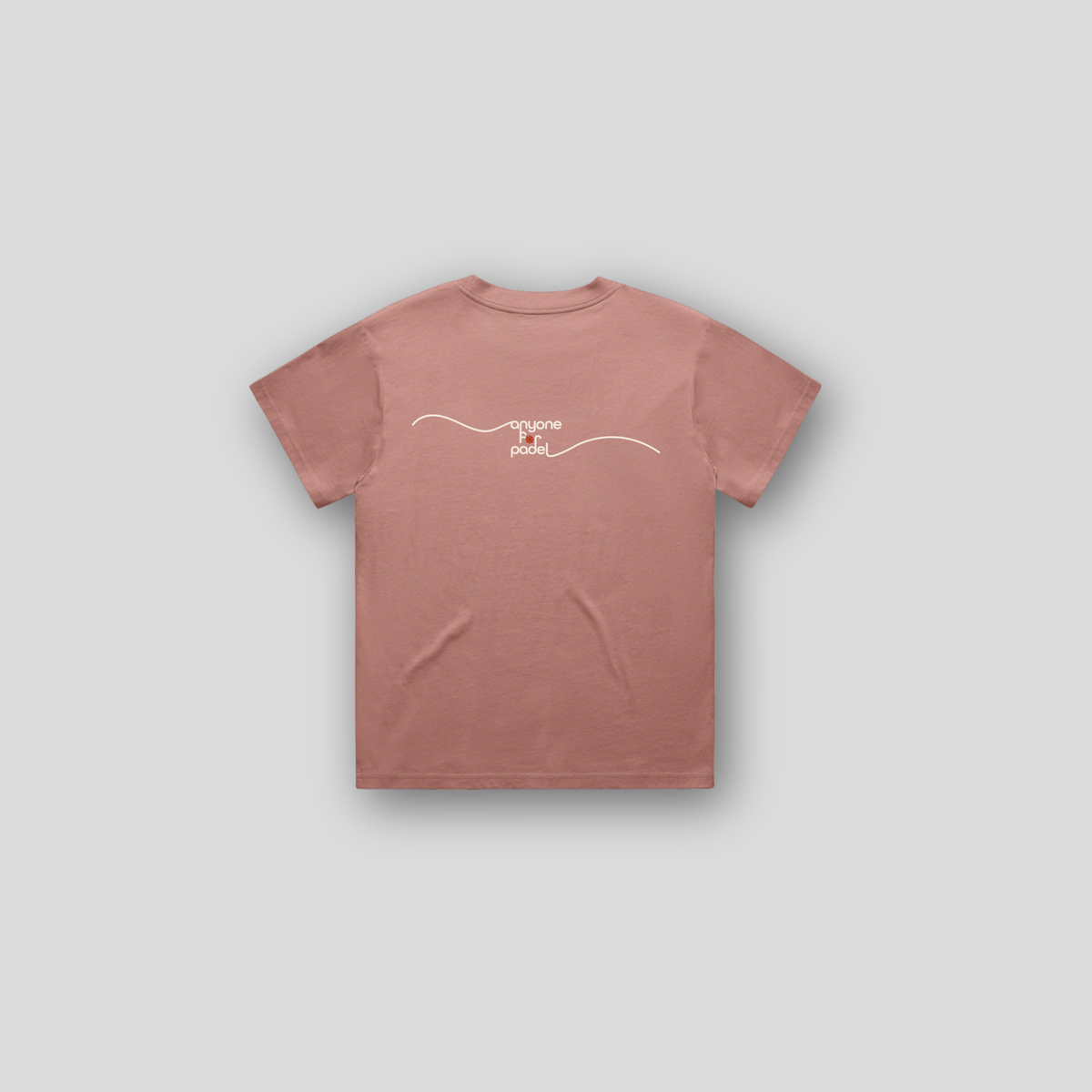 WOMENS DOWN THE LINE TEE - HAZY PINK